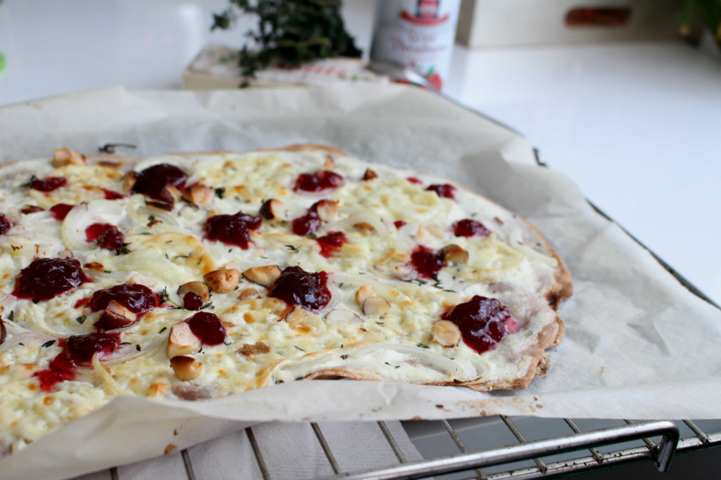 Flammkuchen mit Camenbert