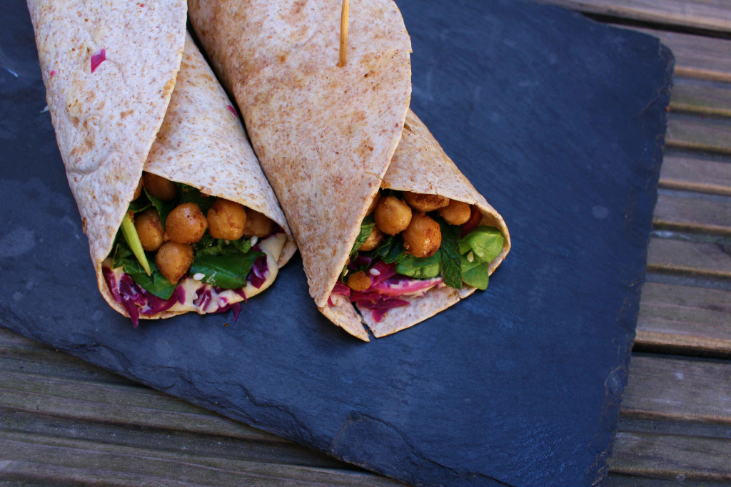 Ras el-Hanout Kichererbsen Wrap