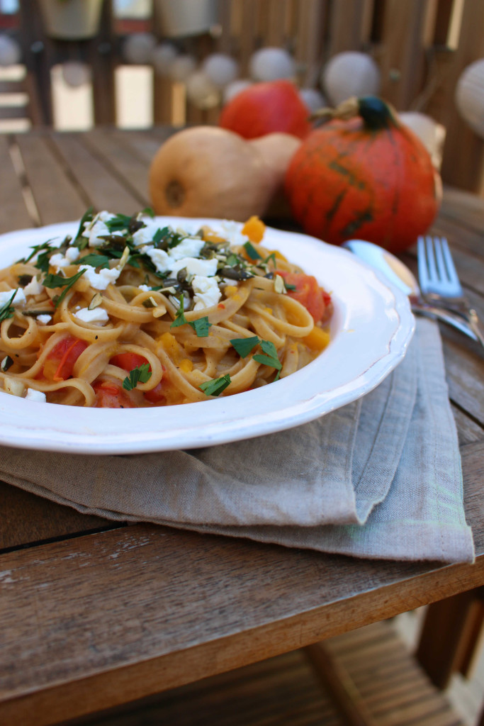 Kürbis One Pot Pasta