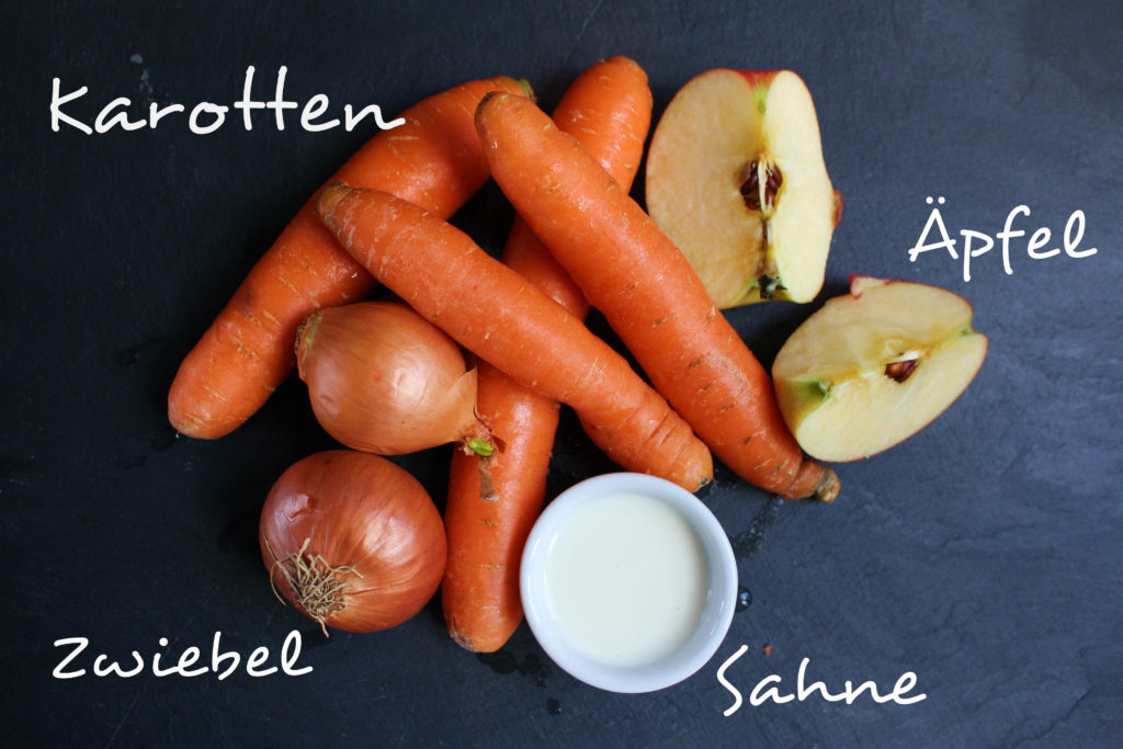 Karottensuppe Zutaten