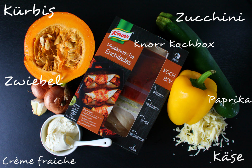 Tortillas Knorr Kürbis Zutaten