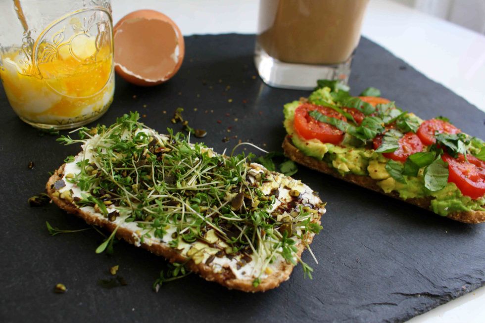 Schnelles Frühstück: Zweierlei Frühstücksbrote