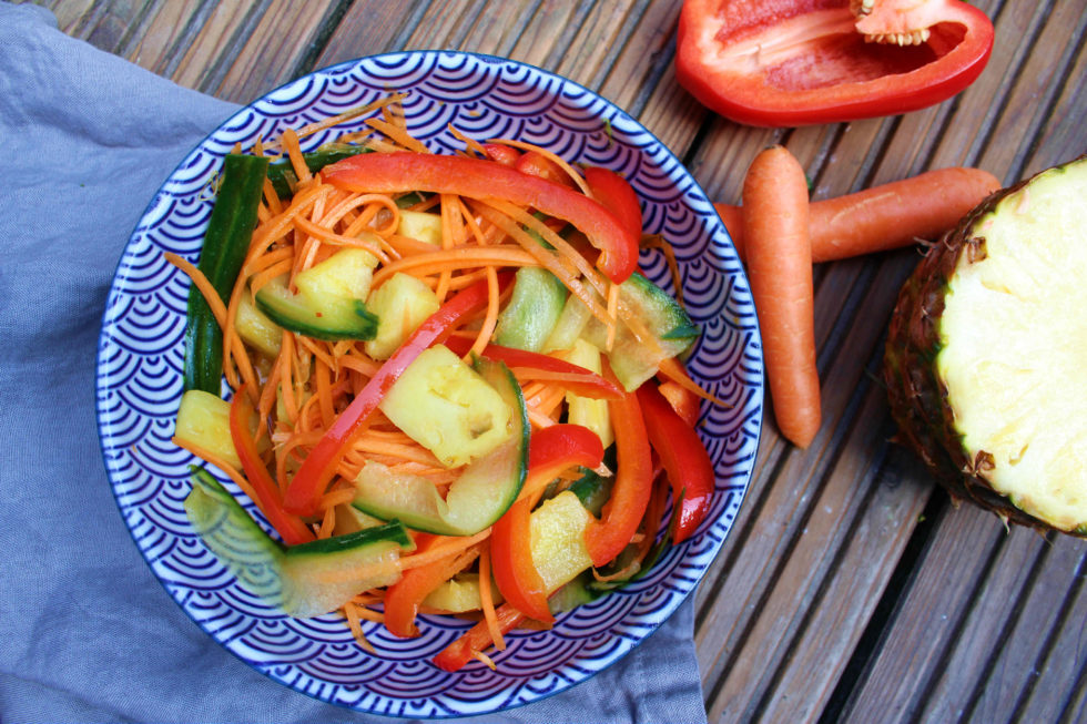 Thai-Sommer-Salat (warm oder kalt)