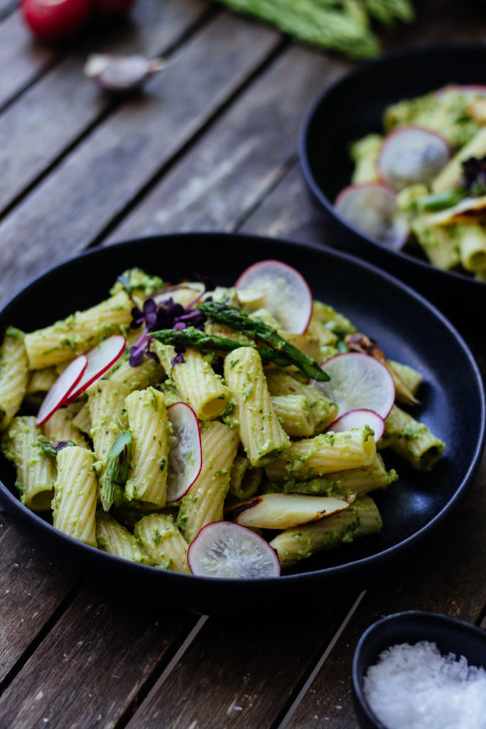 Nudelsalat mit Spargelpesto - nonolicious